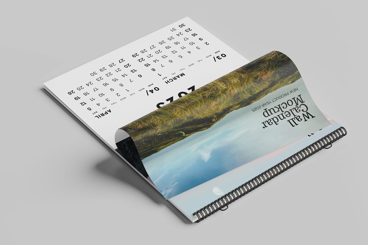 Wall Calendar Mockup