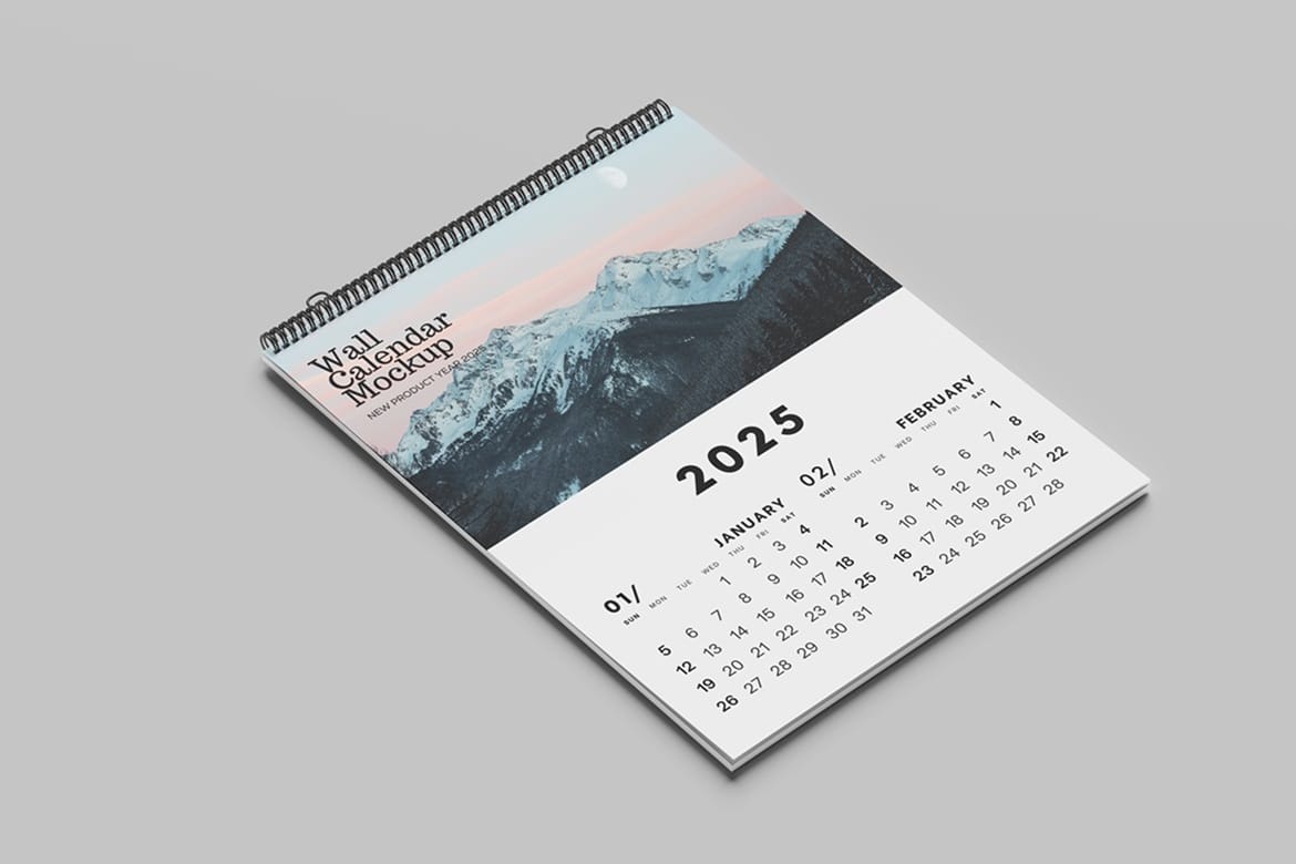 Wall Calendar Mockup