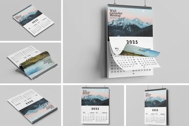 Wall Calendar Mockup