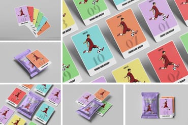 Trading Cards Mockup