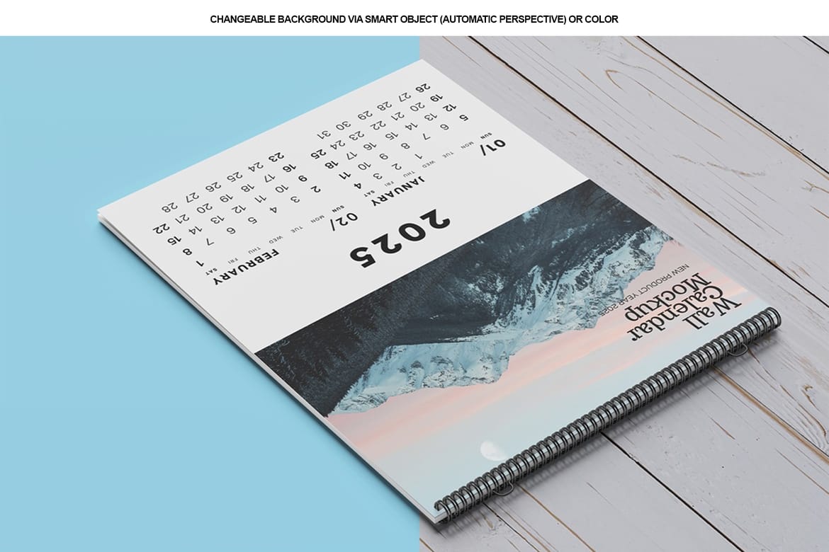 Wall Calendar Mockup