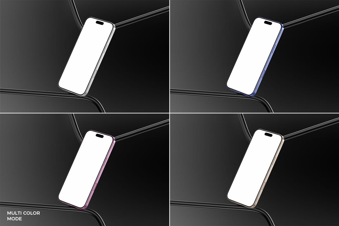 iPhone 16 Pro Mockup – Clean Studio Look