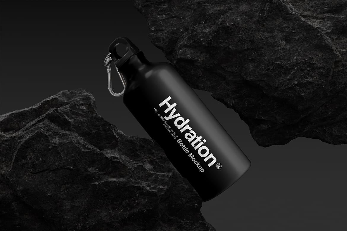 Hydration Bottle Mockup