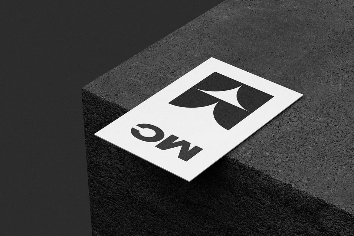85x55mm Business Card Mockup