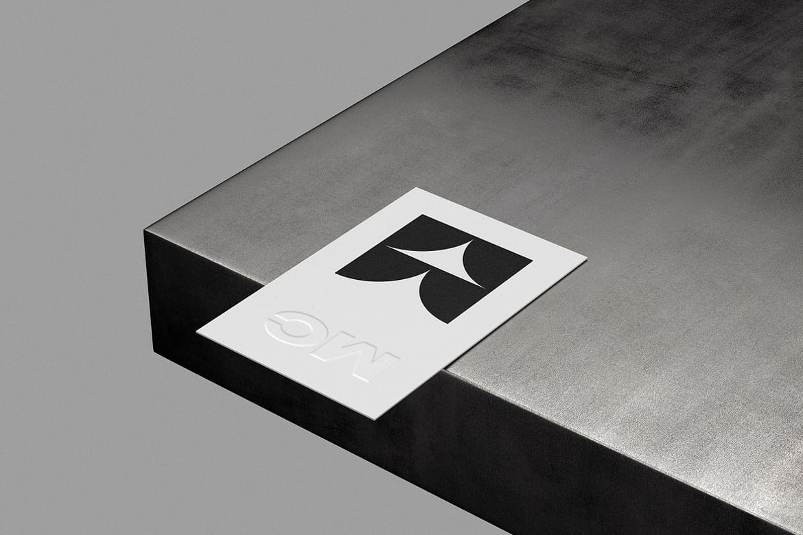 85x55mm Business Card Mockup