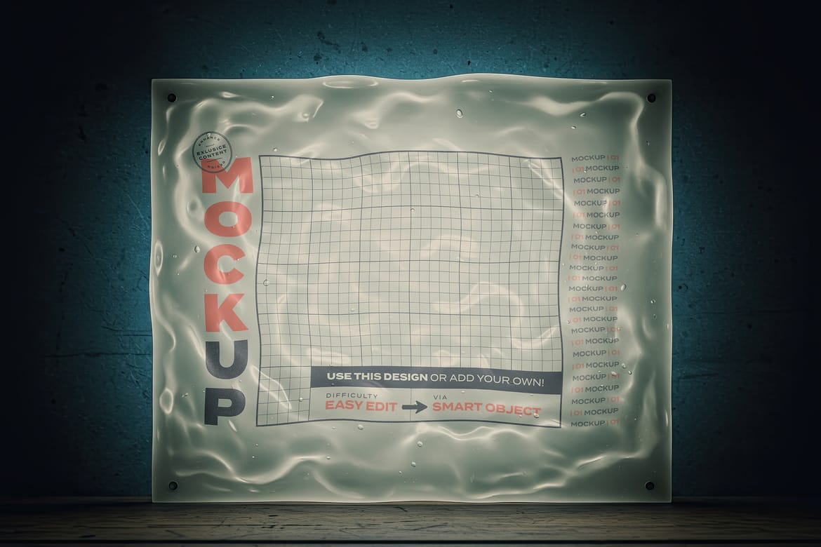 Jelly Gel Substance Poster Mockups