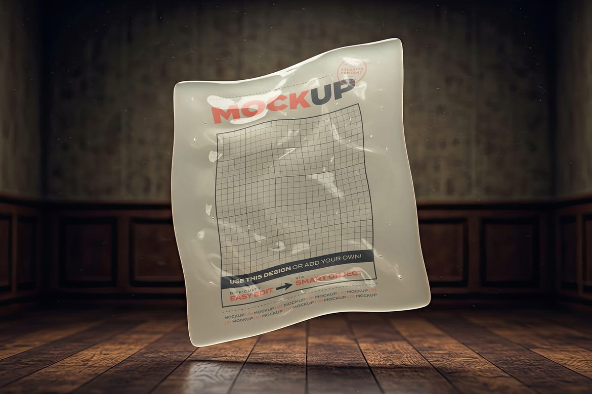 Jelly Gel Substance Poster Mockups
