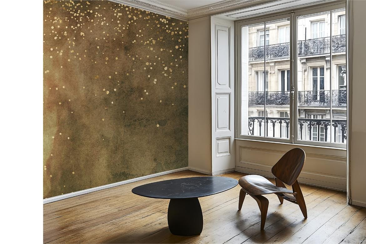 Parisian Home Room Wallpaper Mockup No 1 