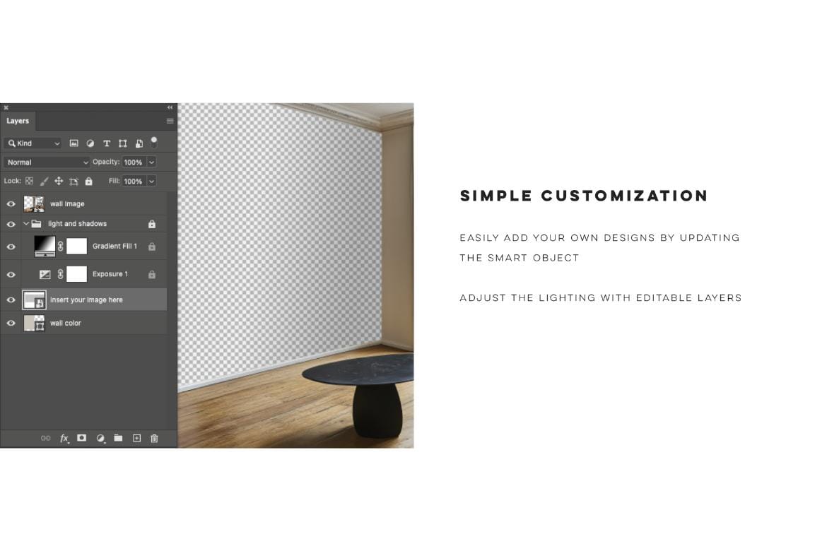 Parisian Home Room Wallpaper Mockup No 1 