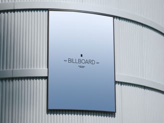 Metal Billboard Mockup