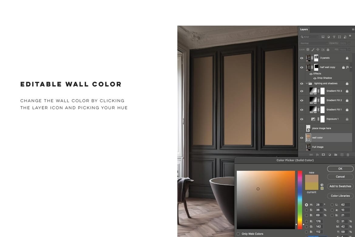  Paris Home | Bedroom Wallpaper  Mockup No. 2
