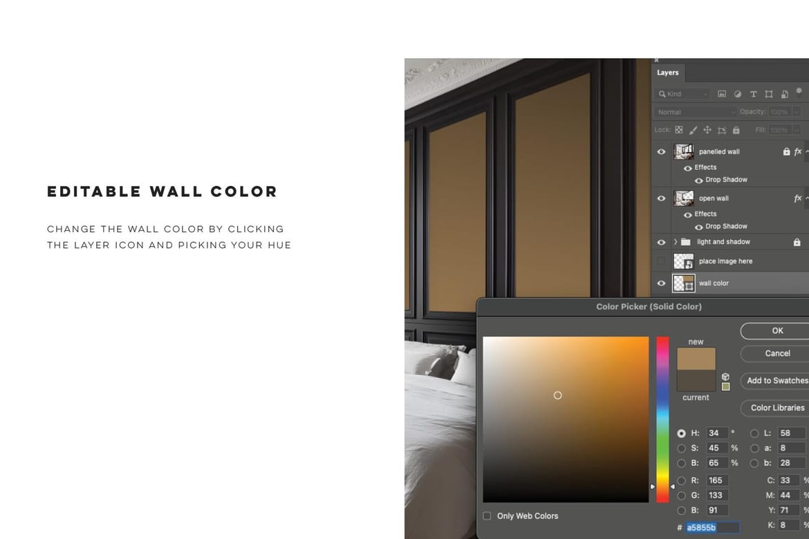 Paris Home | Bedroom Wallpaper Mockup No. 2