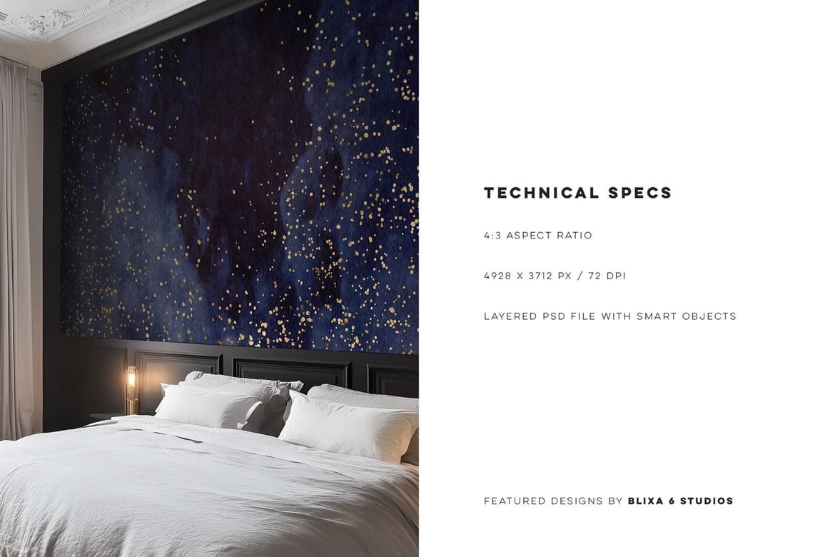 Paris Home | Bedroom Wallpaper Mockup No. 2