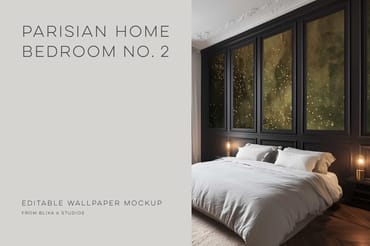Paris Home | Bedroom Wallpaper Mockup No. 2