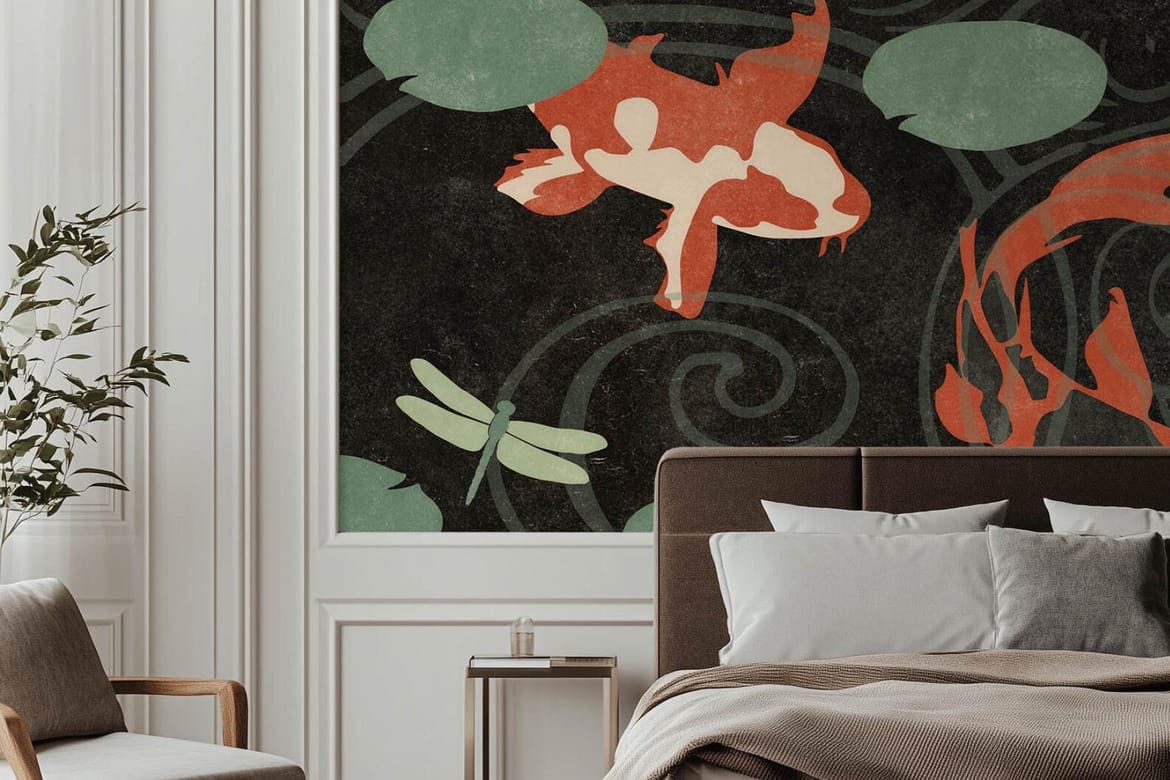 Paris Home | Bedroom Wallpaper  Mockup No. 1