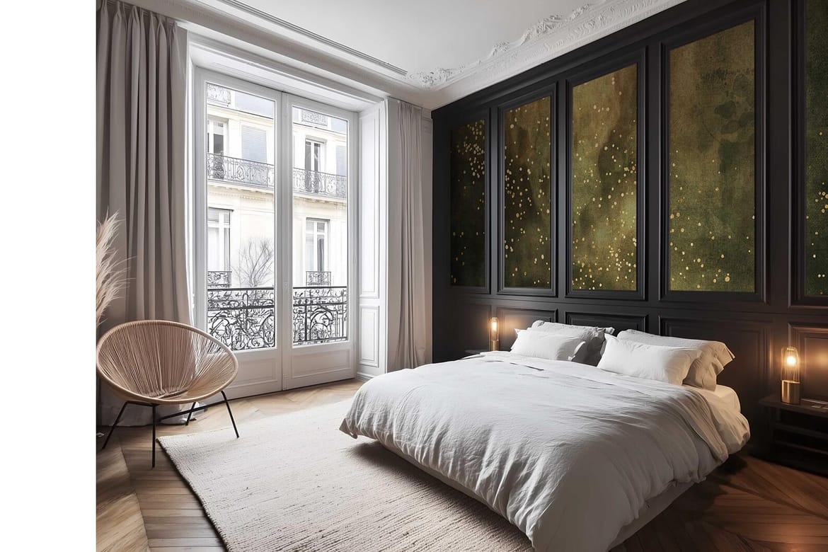 Paris Home | Bedroom Wallpaper Mockup No. 2