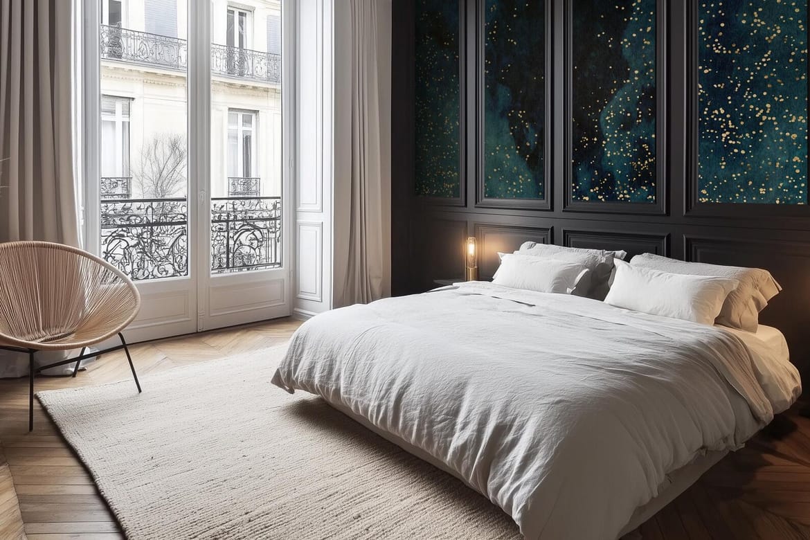 Paris Home | Bedroom Wallpaper Mockup No. 2