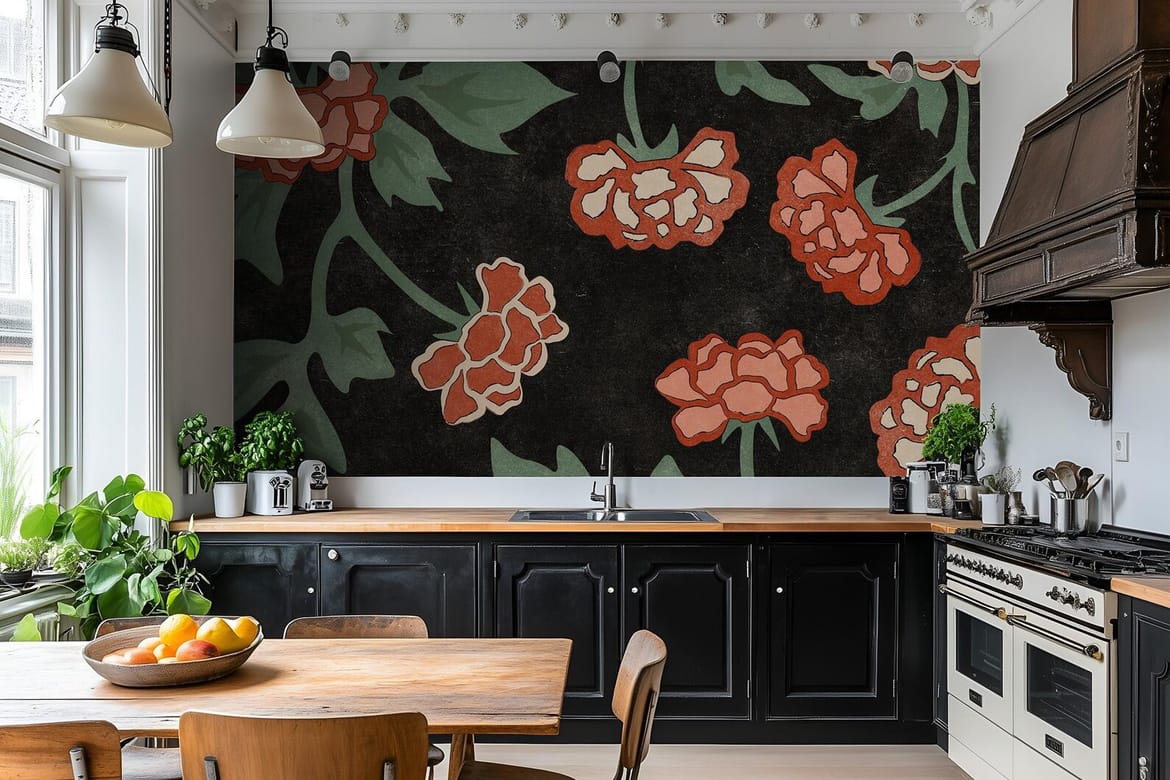 Urban Living | Kitchen Wallpaper Mockup No. 3