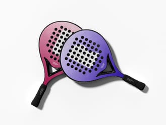 Padel Racket Free Mockup