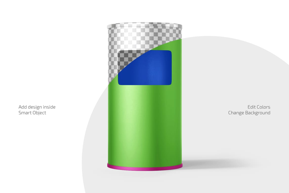 Gallon Ashtray Receptacle Mockup Set