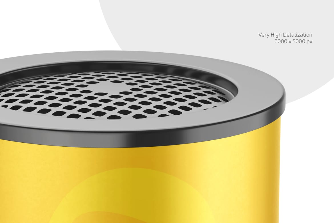 Gallon Ashtray Receptacle Mockup Set
