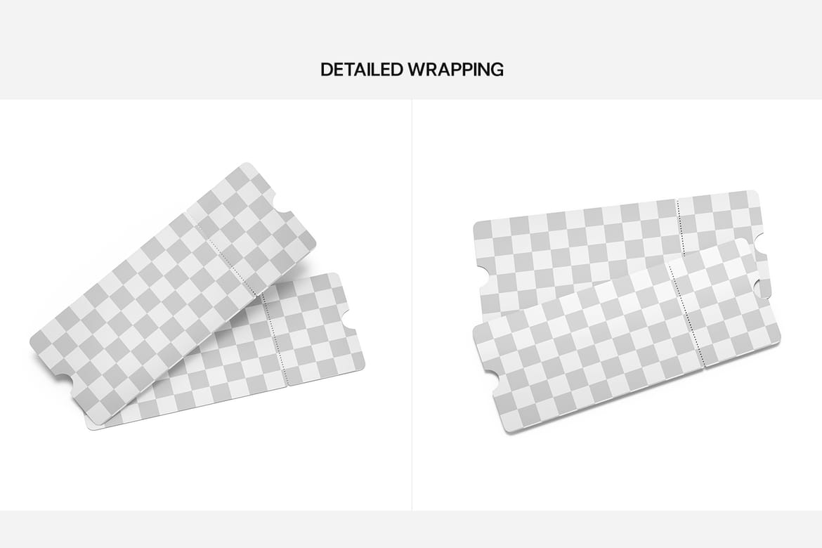 Event Ticket Branding Mockup