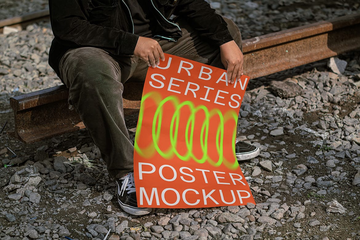Poster Mockup / Urban Realistic Scene Series - VOL