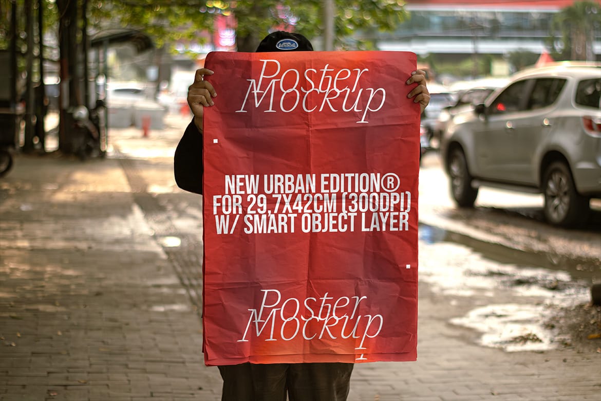 Poster Mockup / Urban Realistic Scene Series - VOL
