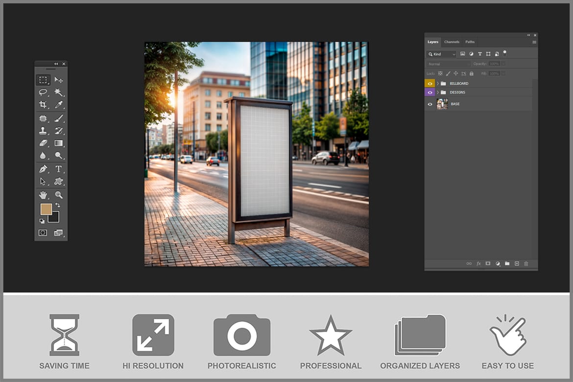 Urban Advertising Mockups - 25 PSDs