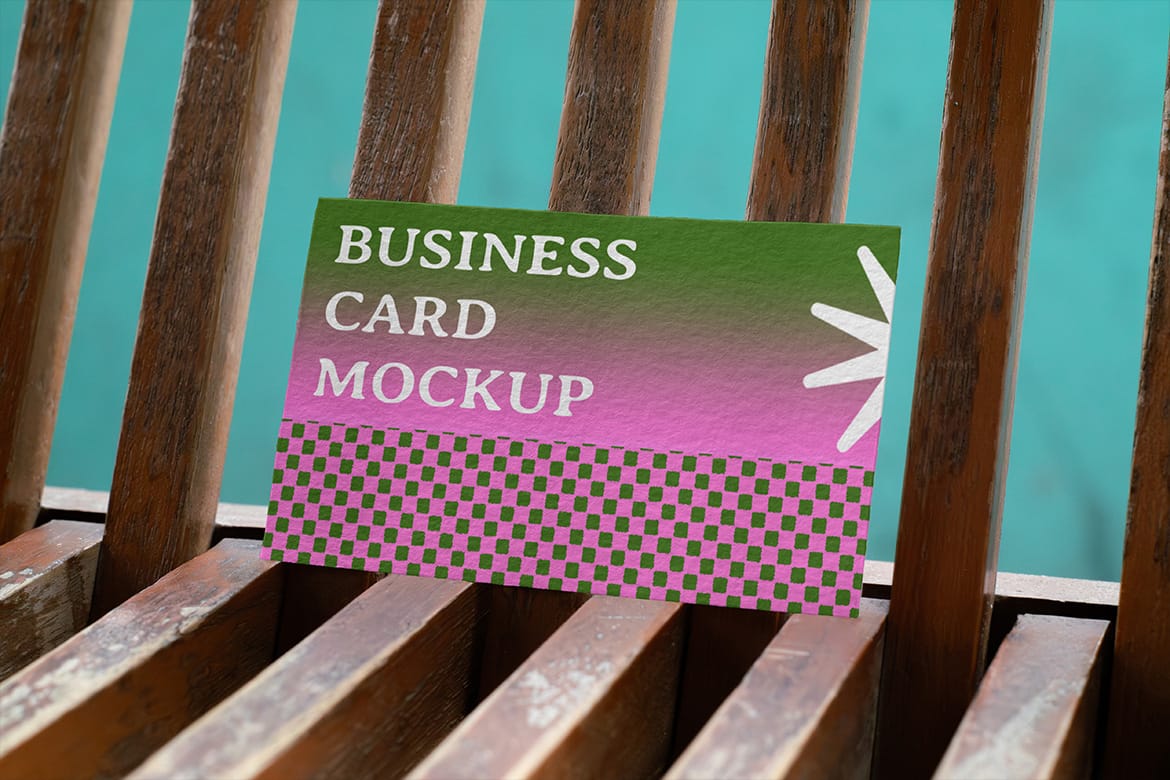 Business Card Mockup / Urban Realistic Scene Series - VOL