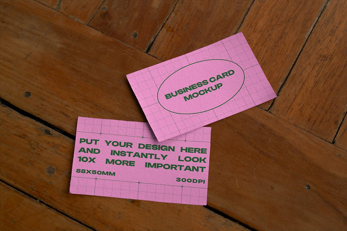 Business Card Mockup / Urban Realistic Scene Series - VOL