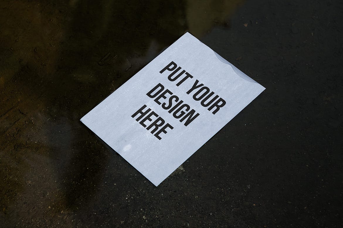 Poster Mockup / Urban Realistic Scene Series 