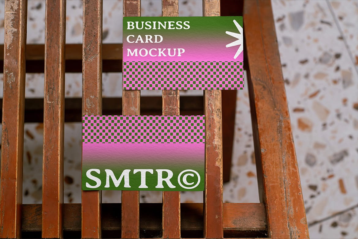 Business Card Mockup / Urban Realistic Scene Series - VOL