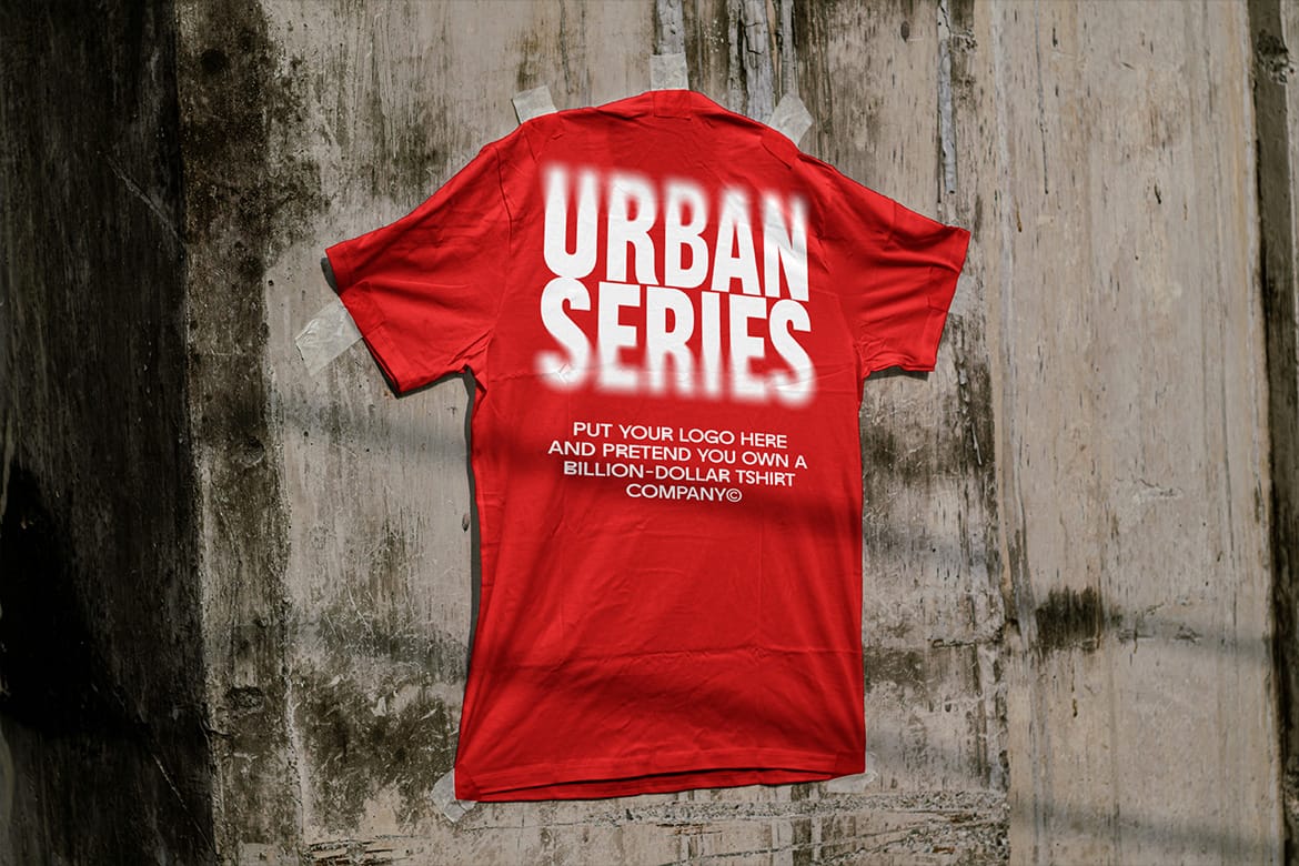 T-Shirt Mockup / Urban Realistic Scene Series 