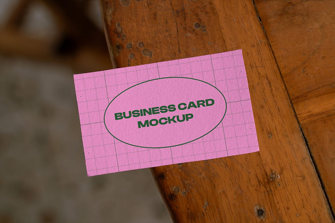 Business Card Mockup / Urban Realistic Scene Series - VOL