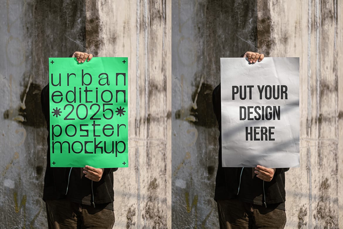 Poster Mockup / Urban Realistic Scene Series - VOL