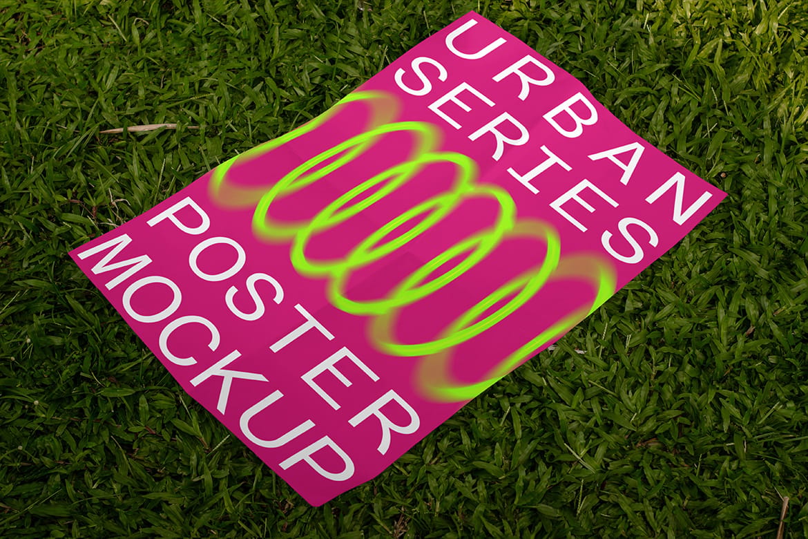 Poster Mockup / Urban Realistic Scene Series - VOL