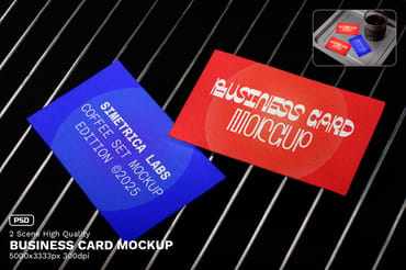 Business Card Mockup  / Coffee Set Series