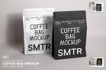 Coffee Bag Mockup