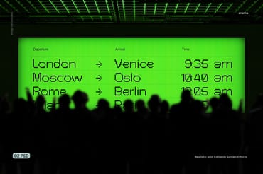 Conference Screen Mockup