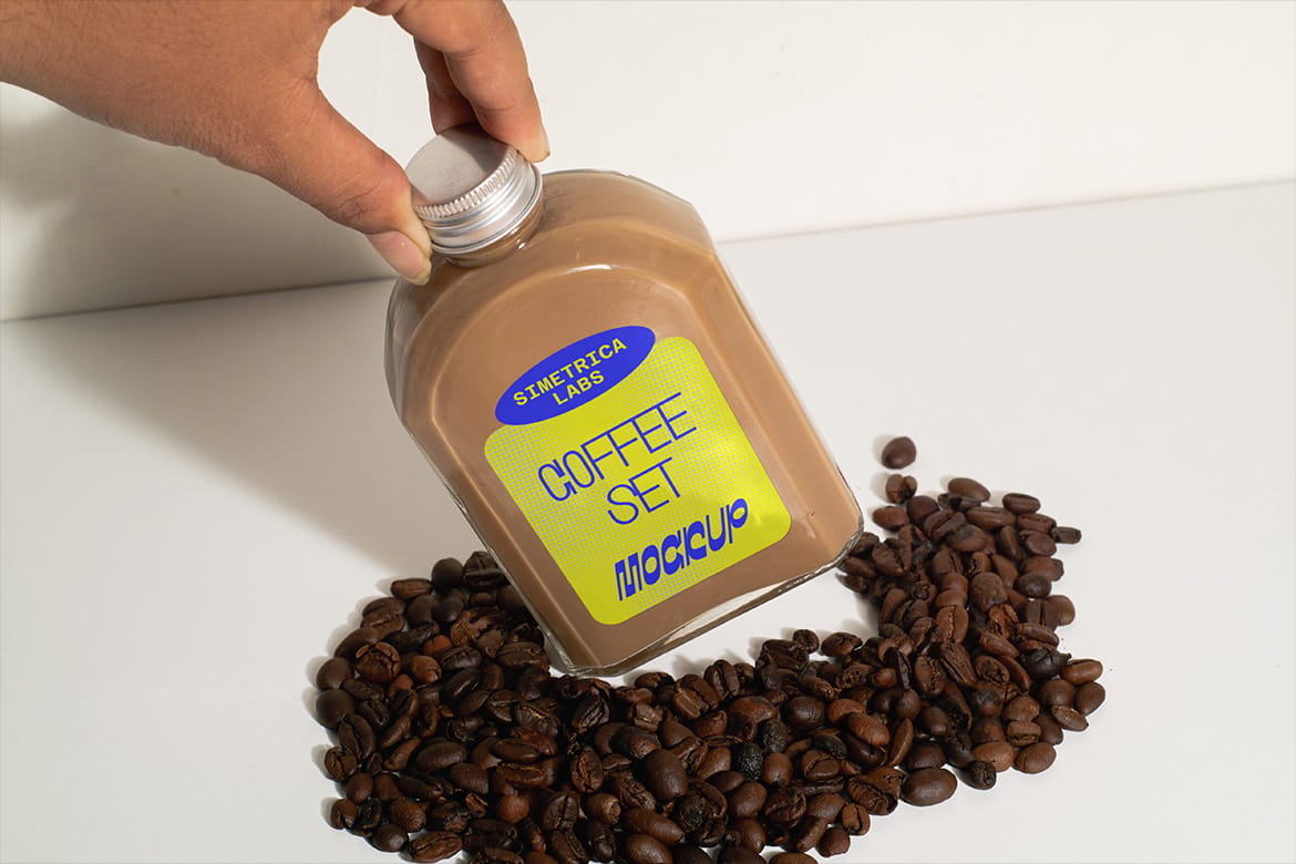 Cold Brew Bottle Mockup