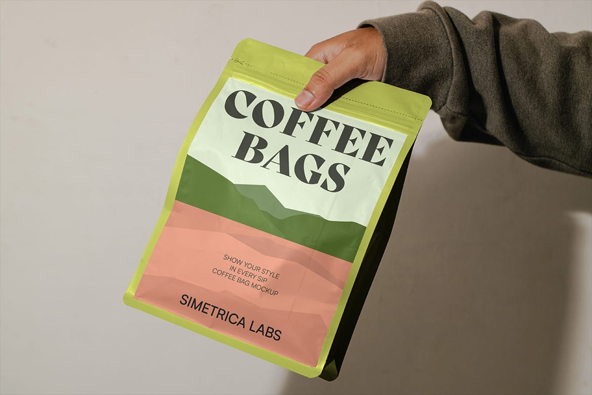 Coffee Bag Mockup