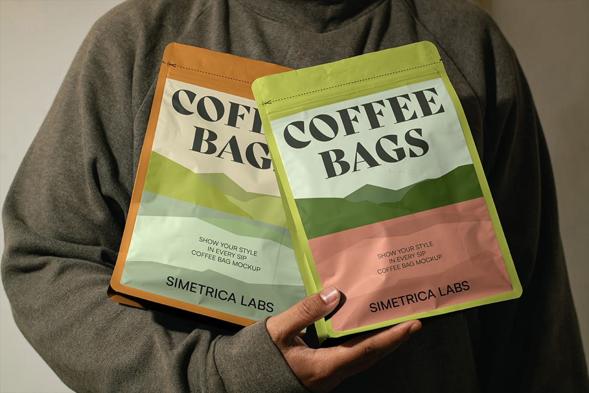 Coffee Bag Mockup