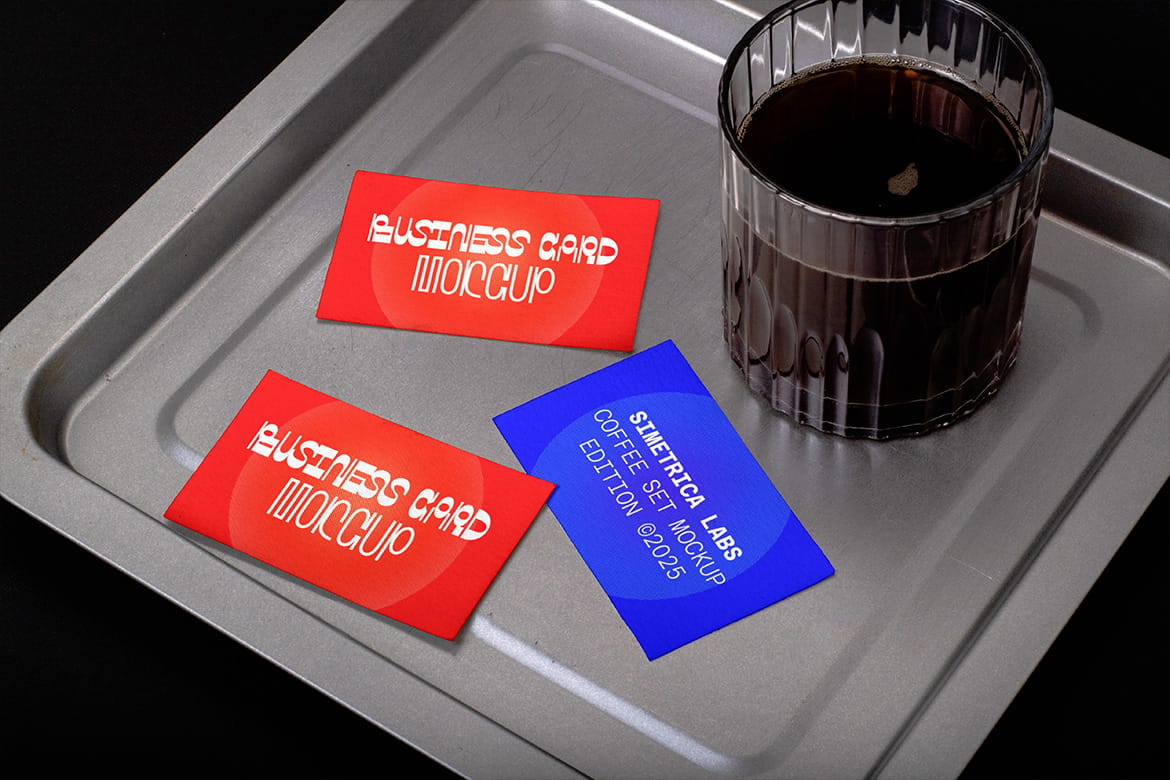 Business Card Mockup  / Coffee Set Series