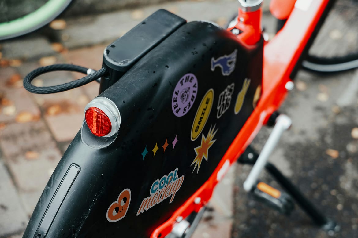 Bike Stickers Creation Mockups