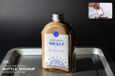 Coffee Bottle Mockup