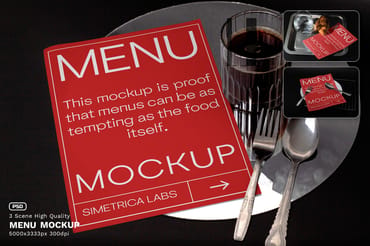Menu Mockup