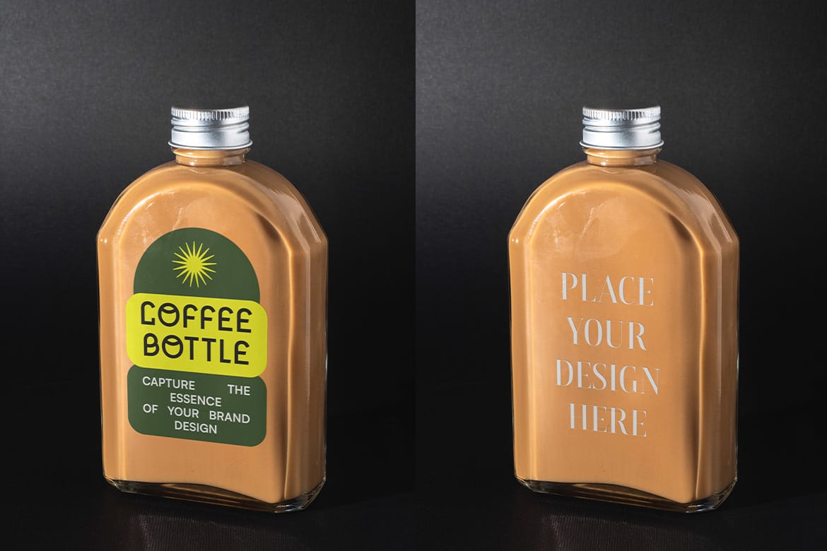 Cold Brew Bottle Mockup