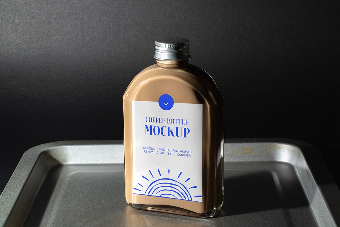 Coffee Bottle Mockup