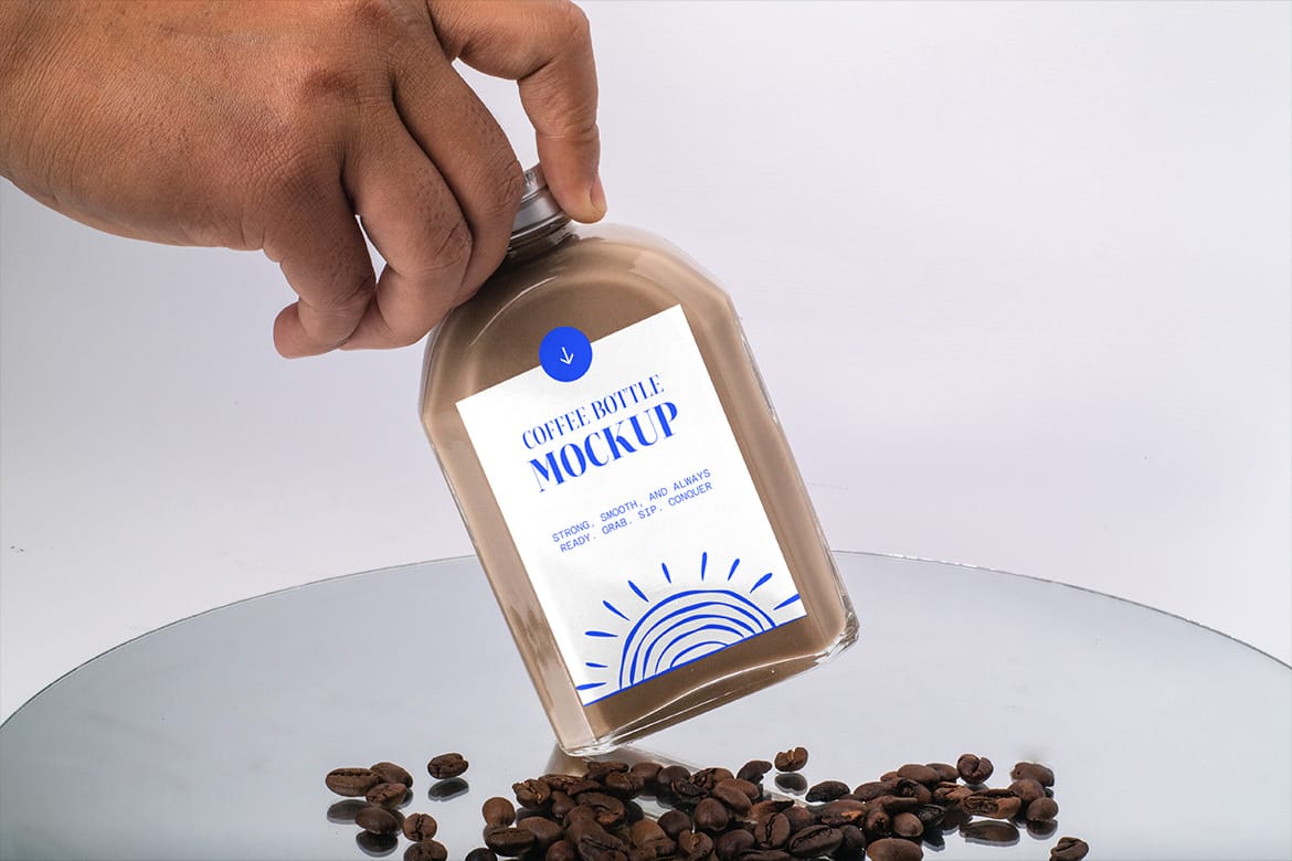 Coffee Bottle Mockup